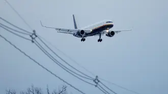 Avión comercial sobrevolando espacio aéreo de Venezuela.