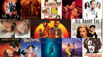 Portadas de las películas más nominadas al Oscar.