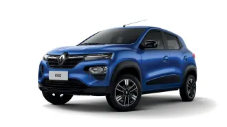 Renault KWID azul.