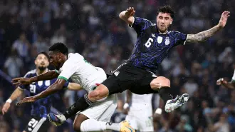Argentina contra Mauritania, en el Estadio la Bombonera, Buenos Aires.