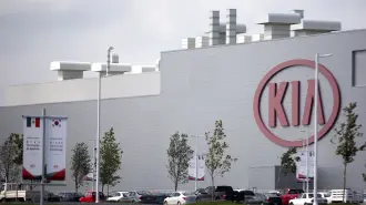 Picture of KIA Motors manufacturing plant in Pesqueria, on the outskirts of Monterrey, Nuevo Leon, Mexico, taken on September 7, 2016 -- day of it inauguration. KIA opens its first assembly plant in Mexico. (Photo by Julio Cesar AGUILAR / AFP)
