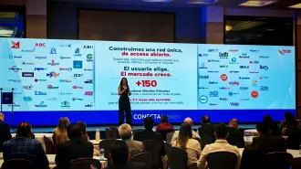Zaira Yvette Pérez Salinas, directora general de Altán Redes, presentó una ponencia en Conecta Latam. Foto EE: Nicolás Lucas.
