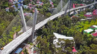 El tramo ferroviario Observatorio-Santa Fe, donde se encuentra el puente, fue inaugurado el pasado 2 de febrero por la presidenta Claudia Sheinbaum.