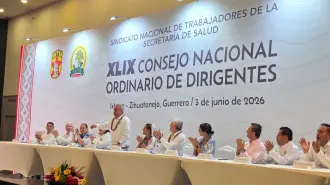 Inauguración del 49 Consejo Nacional Ordinario de Dirigentes del SNTSA.