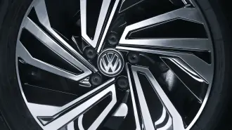 Volkswagen logo en rin