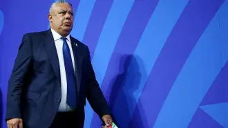 El presidente de la AFA, Claudio Tapia