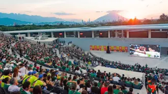 El Pabellón del Agua, en Nuevo León, sirvió para que la gente pudiera ver los partidos del Mundial 2026.