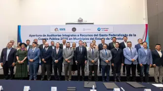 El gobernador Mauricio Kuri González encabezó el evento y destacó el convenio firmado hace unas semanas entre la ASF y la Entidad Superior de Fiscalización del Estado (ESFE).