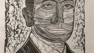 Amado Nervo, grabado de la artista nayarita Aidé Partida