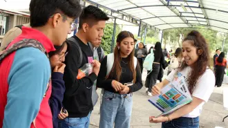Estudiantes de Bachillerato.