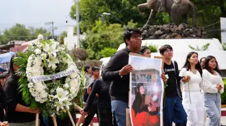 otografía de la manifestación en Cuautla por el asesinato de la española Claudia Tacoronte Aguilera