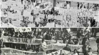 Se donaron pinturas para que los estudiantes realizaran las pancartas de protesta durante el Movimiento estudiantil de 1968.
