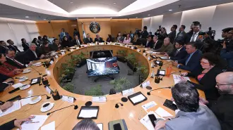 El secretario de Seguridad y Protección Ciudadana, Omar García Harfuch, se reunió con diputados.