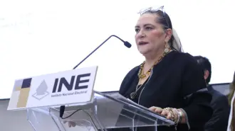 Guadalupe Taddei, consejera presidenta del INE.