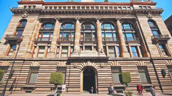 IMAGENES DE LA FACHADA DEL BANCO DE MEXICO (BANXICO).FOTO: DANIEL SANCHEZ