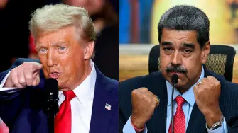 Donald Trump, presidente de Estados Unidos y Nicolás Maduro, presidente de Venezuela.