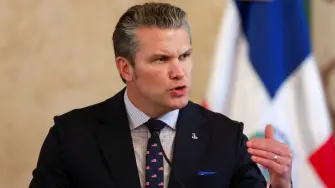 El secretario de Defensa de Estados Unidos, Pete Hegseth.