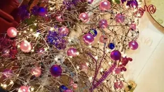 Árbol de Navidad natural.