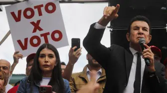 Salvador Nasralla, candidato perdedor en las elecciones presidenciales de Honduras en 2025.