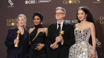 Director y parte del elenco de Una batalla tras otra.