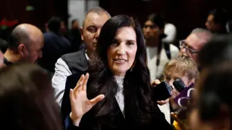 Kenia López Rabadán, presidenta de la Mesa Directiva de la Cámara de Diputados.