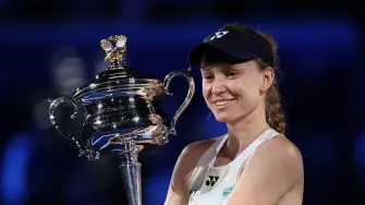 Elena Rybakina, tenista.