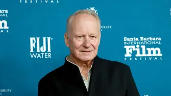 Stellan Skarsgård asiste al 41.º Festival Internacional de Cine de Santa Bárbara.