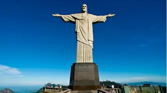 Cristo de Corcovado, en Río De Janeiro, Brasil.