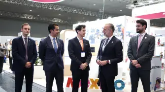 El titular de la Sedesu, Marco Antonio Del Prete Tercero, se reunió con directivos de la empresa en el marco de la Hannover Messe en Alemania.