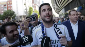 El candidato a la presidencia del Real Madrid, Enrique Riquelme.