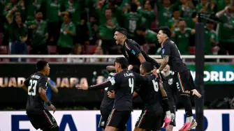 Los jugadores del tricolor mexicano celebran el gol decisivo contra Corea del Sur durante su encuentro en el Mundial 2026.