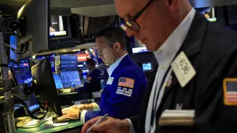 Traders de Wall Street.