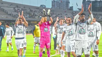 Los tuzos del Pachuca se impusieron 3 a 0 a los Pumas de la UNAM en partido correspondiente a la jornada 1 del torneo Apertura 2026 de la Liga MX.FOTO: MARIO JASSO/CUARTOSCURO.COM