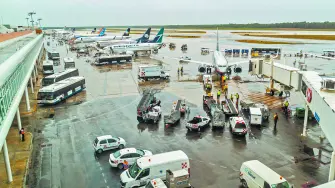 Asur, administrador del aeropuerto de Cancún, tuvo un rendimiento de 11.28% en el precio de sus acciones en el 2022. Foto: Shutterstock