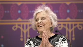 Elena Poniatowska Amor fue elegida por la comisión encargada en el Senado como la gran candidata de la Medalla de Honor Belisario Domínguez. Foto EE: Archivo