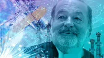 Telcel y Telmex-Telnor, propiedad de Carlos Slim, son las empresas de telecomunicaciones que más dinero facturan en México. Ilustración: Nayelly Tenorio.