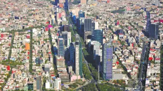 Toma panorámica de la Ciudad de México. Foto: Shutterstock