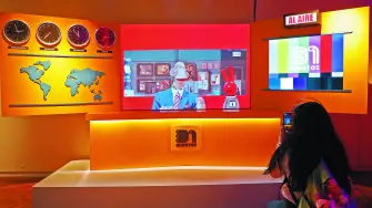 Aspectos de la exposición de 31 Minutos. Foto EE: Fernando Villa del Ángel