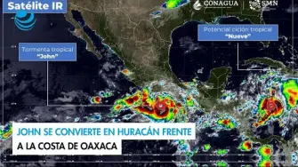 Se espera que John toque tierra como un huracán mayor el martes, trayendo vientos de 140 km/h y riesgos de marejadas e inundaciones.

Para más información del tema, visita: https://www.eleconomista.com.mx/estados/John-se-convierte-en-huracan-frente-a-costa-del-Pacifico-mexicano-20240923-0043.html

¡Síguenos en nuestras redes sociales para mantenerte informado!

Twitter: https://twitter.com/eleconomista 
Facebook: https://www.facebook.com/ElEconomista.mx
Instagram: https://www.instagram.com/eleconomistamx
LinkedIn: https://www.linkedin.com/company/el-economista/

#ElEconomista #EETV