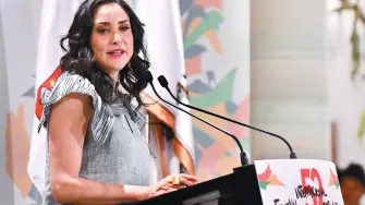 Claudia Curiel de Icaza explicó que los recortes se deben a que concluyeron las obras de infraestructura. FOTO: MARIO JASSO/CUARTOSCURO.COM