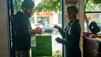 Uber eats.