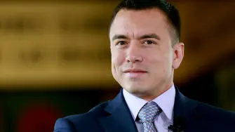 Daniel Noboa, presidente de Ecuador.