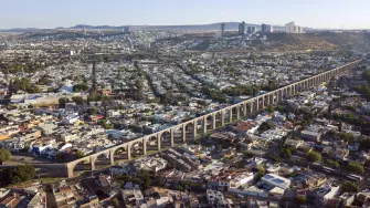 Panorámica de la capital de Querétaro.