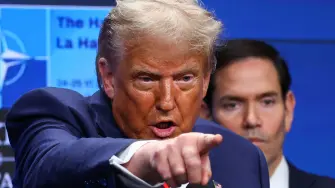 Según Trump, la economía de España es buena pero podría torcerse si "algo malo sucede", punto en el que ha respondido que le hará "pagar doble" y el país "devolverá" con comercio la falta de inversión militar.