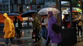 Llluvias en la Ciudad de México.