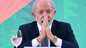 Lula da Silva, presidente de Brasil.