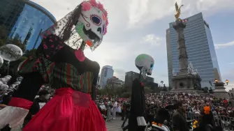 Mega Procesión de Catrinas en la CDMX.