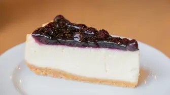 Blueberry cheese cake -