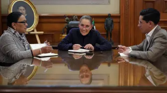 La presidenta de México, Claudia Sheinbaum, dio a conocer este lunes que durante su llamada con el papa León XIV, el viernes pasado, hablaron de la intención de la iglesia católica para apoyar en la pacificación del país.