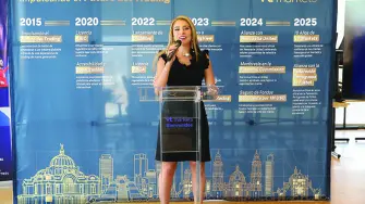 INAUGURACION DE OFICINAS VT MARKETS . FOTO : HUGO SALAZAR / EL ECONOMISTA .